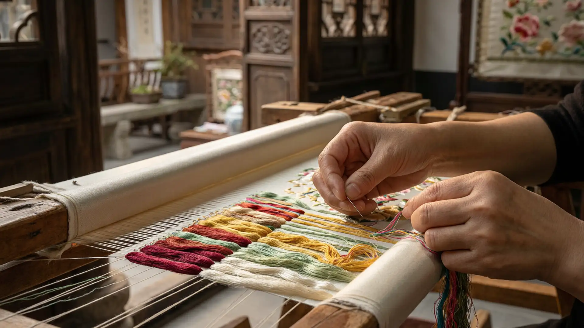 Sichuan Embroidery Private Workshop: A Heritage Craft Experience in Chengdu
